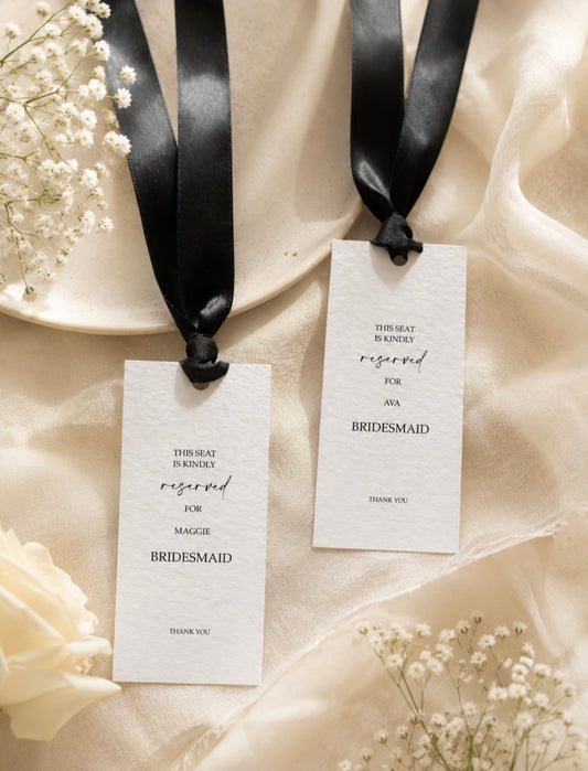 Reserved Seating Tags